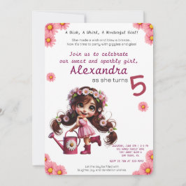 予測できなタンデロン女誕生会 招待状