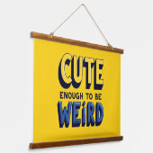 予測できなチャーム芸術的しゃれている! 吊り下げ型タペストリー (傾斜あり)