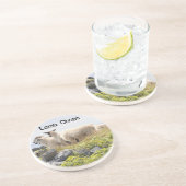 予測できなデザイン – 畑の羊 コースター (側面)