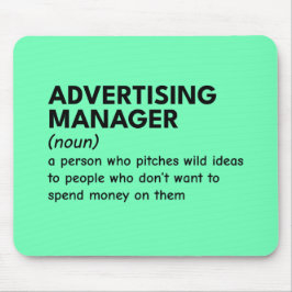 予測できなマーケティングマネージャの定義 マウスパッド