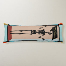 予測できなモンドリアンスケルトン – 衣服に何もない ボディピロー