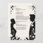 予測できなユニークおもしろいファンキーミーム結婚ズ エンクロージャーカード (正面/裏面)