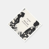 予測できなユニークおもしろいファンキーミーム結婚ズ スタンダードカクテルナプキン (角)