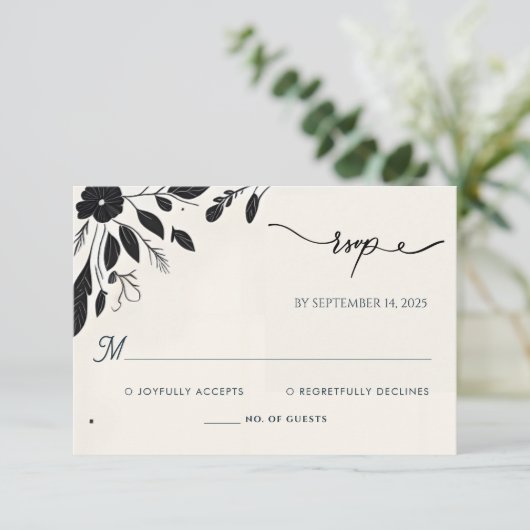 予測できなユニークおもしろいファンキーミーム結婚ズ 出欠カード (スタンド正面)