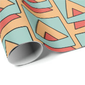 予測できなヴィンテージレトロパターン ラッピングペーパー (ロールコーナー)