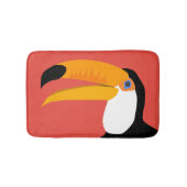 予測できな可愛いおもしろいトゥーカン漫画キャラクター バスマット (正面)