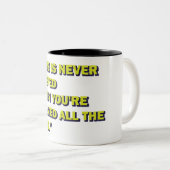 予測できな引用文 ツートーンマグカップ (正面右)