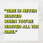 予測できな引用文 ワインラベル (シングルラベル)