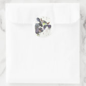 予測できな牛 ラウンドシール (バッグ)