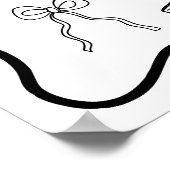 予測できな結婚お洒落座席表 ポスター (角)