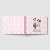 予測できな結婚夫婦Keepsake Guest book ゲストブック (全面)