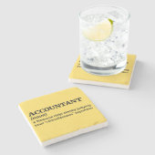 予測できな贈与 ストーンコースター (横)