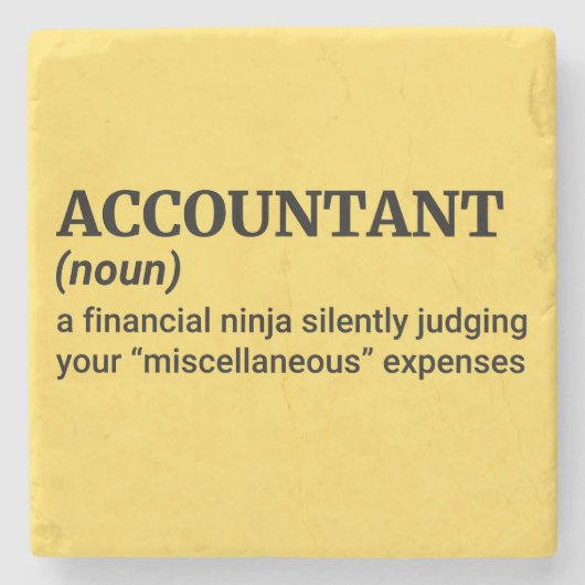 予測できな贈与 ストーンコースター (正面)