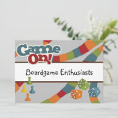 予測できな,おもしろい,ゲーム,ナイト,ボードゲームファン 招待状 (スタンド正面)