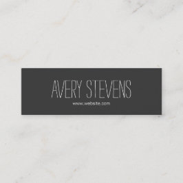 予測できな、ホイミシンプルカル、ブラックミニマル スキニー名刺