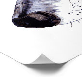 予測できなlurcher greyoundポスター ポスター (角)