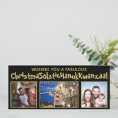 予測できなPolitical Correct 3フォトブラック&金ゴールド シーズンカード (スタンド正面)