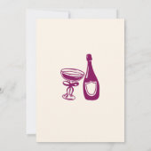 予測できなSipsとDipsの誕生日パーティー 招待状 (裏面)