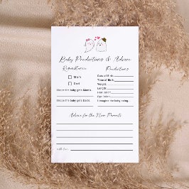 予測とアドバイスリトルブベビーシャワーゲーム