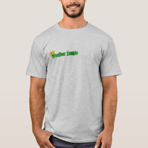 予測は頭脳!です!! (イラストレーションの背部) Tシャツ