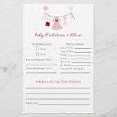 予測アドバイスリトルスウィートベイビーシャワー チラシ (正面)