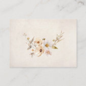 予測カボチャ秋赤ちゃんシャワーゲーム エンクロージャーカード (裏面)