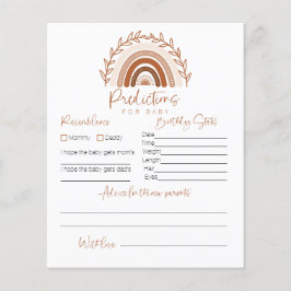 予測ベビーカードBoho Rainbowゲーム