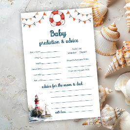 予測航海のアドバイスゲームカード