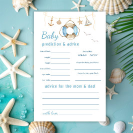 予測航海のアドバイスゲームカード