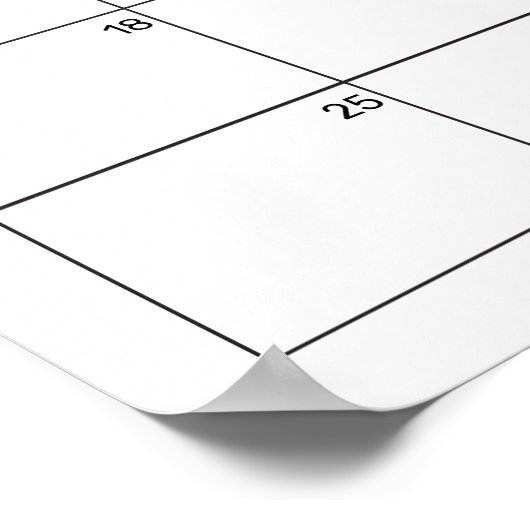 予測赤ちゃんシャワーかわいこちゃんオレンジ ポスター (角)