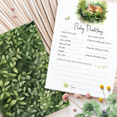 予測赤ちゃんシャワーゲームアドバイス鹿