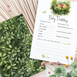 予測赤ちゃんシャワーゲームアドバイス鹿