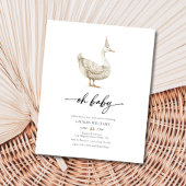 予算ああベビーグースベイビー男女兼用ブシャワー チラシ