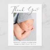 予算ありがとう写真の誕生発表 (正面)