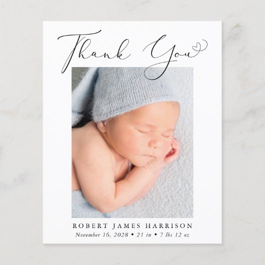 予算ありがとう写真の誕生発表 (正面)