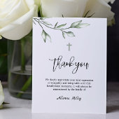 予算ありがとう葬儀クロス記念カード