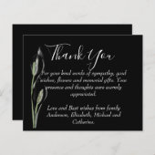 予算ありがとう葬儀記念テンプレートリリー (正面/裏面)