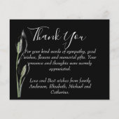 予算ありがとう葬儀記念テンプレートリリー (正面)