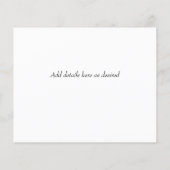 予算ありがとう葬儀記念テンプレート (裏面)