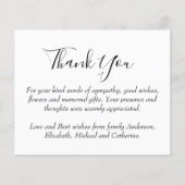 予算ありがとう葬儀記念テンプレート (正面)