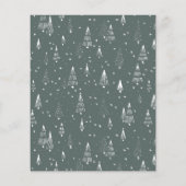 予算うれしそうなブラシ仕上げスクリプトファミリーフォトホリデー (裏面)