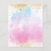 予算おもしろいアイスクリームパーティー誕生日 (裏面)