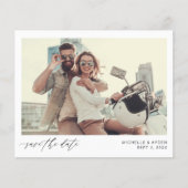 予算おもしろいモダンインスタントフォト日付の保存 チラシ (正面)