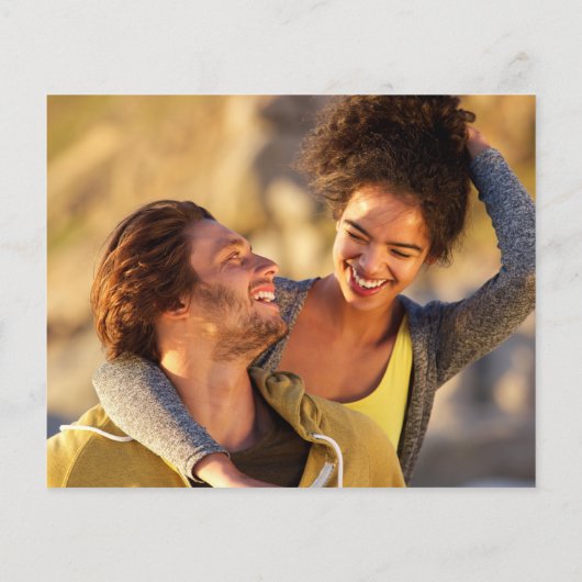 予算おもしろい写真ウェディング日付の保存 (裏面)