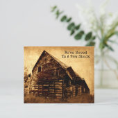 予算おもしろい古いシャック新しい住所の国の移動 (スタンド正面)