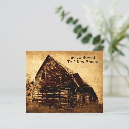 予算おもしろい古いシャック新しい住所の国の移動 (スタンド正面)