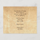 予算おもしろい古いシャック新しい住所の国の移動 (裏面)