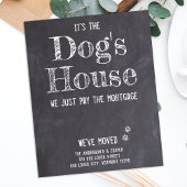 予算おもしろい引っ越しました犬の引越し発表