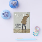 予算おもしろい引っ越しました発表 チラシ (シングル)