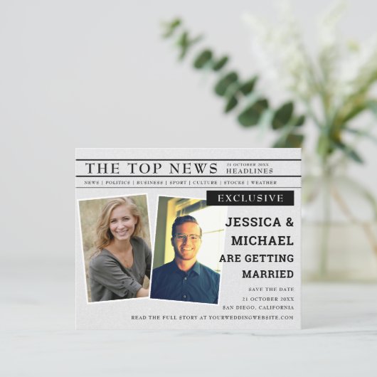 予算おもしろい新聞ヘッドライン写真保存 (スタンド正面)